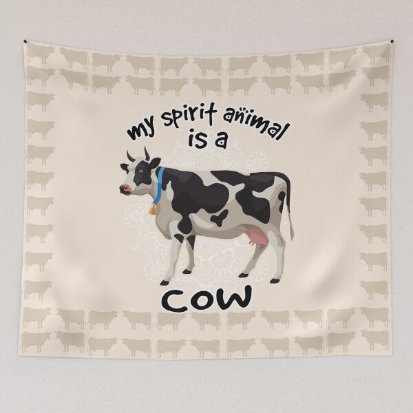 Item preview, My Spirit Animal Is Cow  designed and sold by CatheriLove.