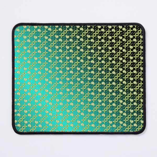 Item preview, Bluish Green Batik Contemporary Abstract Pattern Design designed and sold by my-green-gecko.