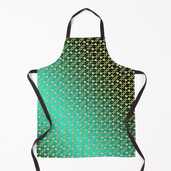 Item preview, Bluish Green Batik Contemporary Abstract Pattern Design designed and sold by my-green-gecko.