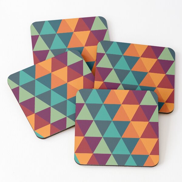 Item preview, Colorful Triangle Pattern designed and sold by FridPix.