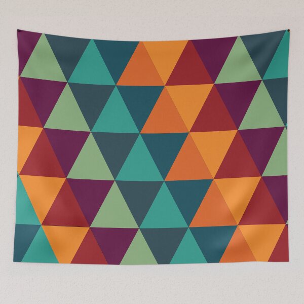 Item preview, Colorful Triangle Pattern designed and sold by FridPix.