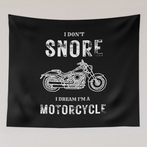 Item preview, I DON'T SNORE I DREAM I'M A MOTORCYCLE SHIRT designed and sold by zoonix.