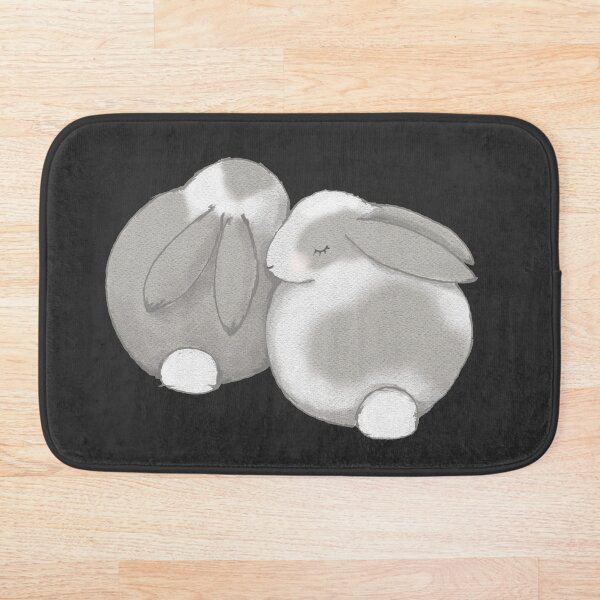 Item preview, Cute sleeping rabbits designed and sold by Dobermashka.