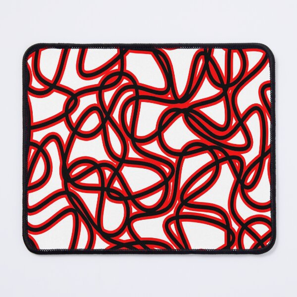 Item preview, Abstract pattern - red and black. designed and sold by K.S ART.