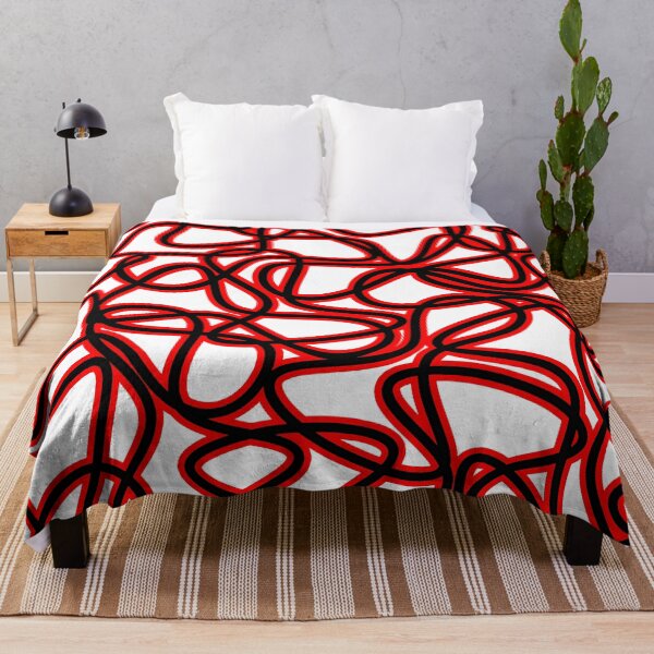 Item preview, Abstract pattern - red and black. designed and sold by K.S ART.