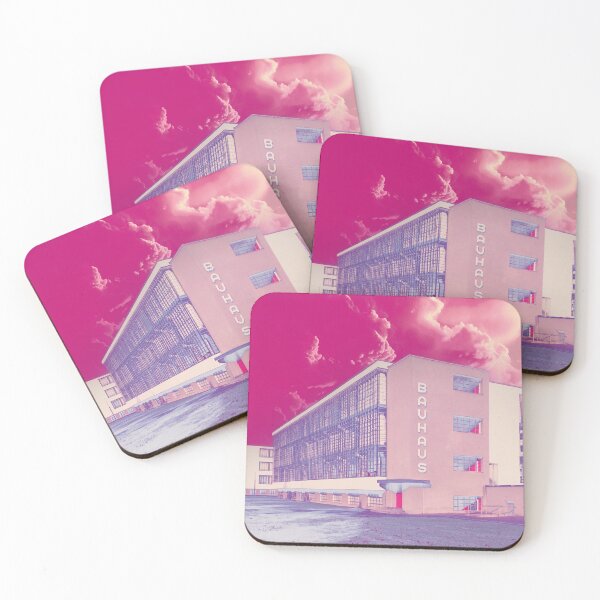 Item preview, Bauhaus Dessau, modern architecture, pink designed and sold by Mauswohn.