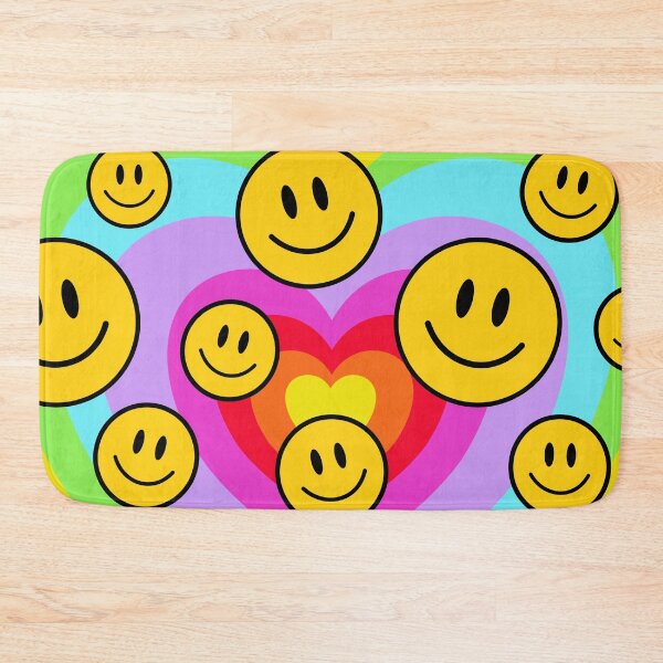 Item preview, Rainbow Groovy Hearts Smileys designed and sold by cannevas.