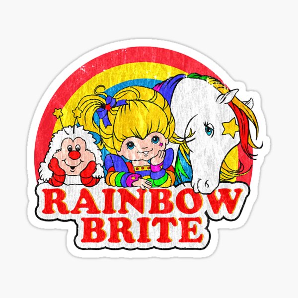 Rainbow Brite 6 Inch Vinyl Sticker Decal Indoor/outdoor UV