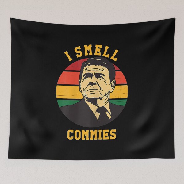 Item preview, Funny Ronald Reagan I Smell Commies Political Humor  designed and sold by Louisedereca.