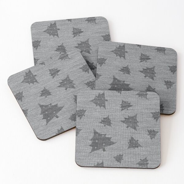 Item preview, Grey Christmas Tree Knitted Woollen Texture designed and sold by James-Cole.