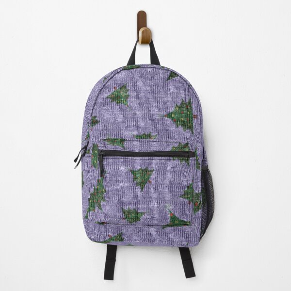 Item preview, Lavender Lilac Green Christmas Tree Knitted Woollen Texture designed and sold by James-Cole.