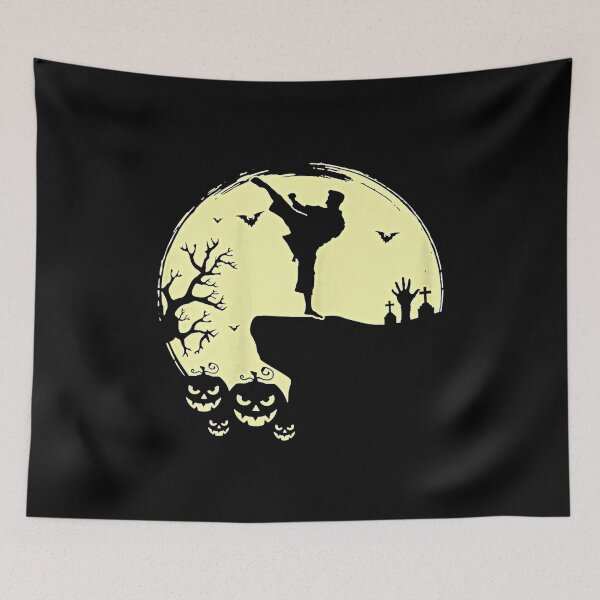 Item preview, Scary Halloween Taekwondo Martial Arts Tae Kwon Do Full Moon designed and sold by Jamece342.