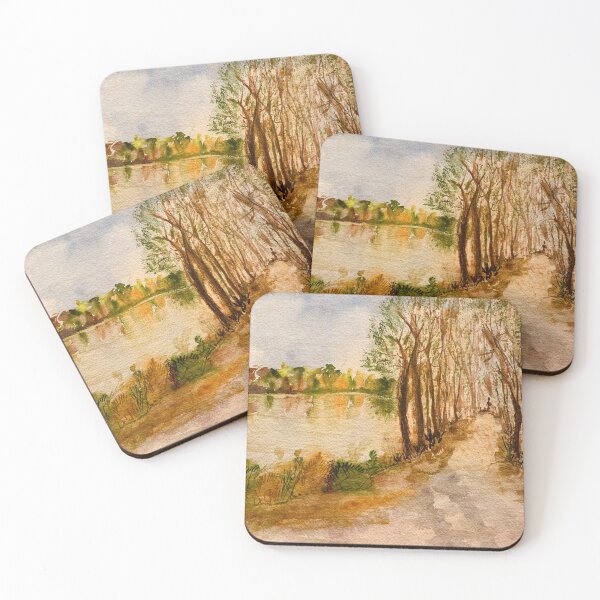 Item preview, Watercolours lake and forest 6 designed and sold by DreamKaracters.
