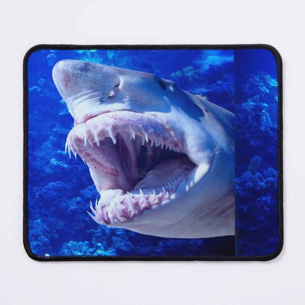 Item preview, Fierce Shark in the deep blue sea designed and sold by Hinny8.