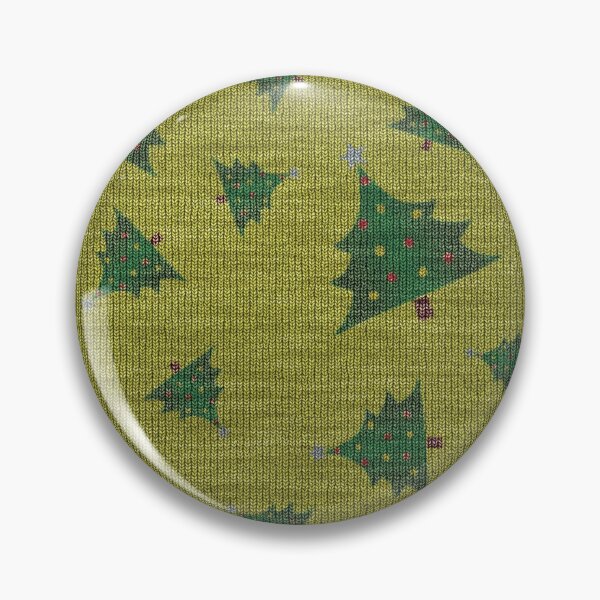 Artikelvorschau, Gelbgrüner Weihnachtsbaum gestrickte Wollstruktur entworfen und verkauft von James-Cole.