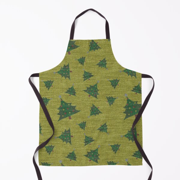 Artikelvorschau, Gelbgrüner Weihnachtsbaum gestrickte Wollstruktur entworfen und verkauft von James-Cole.