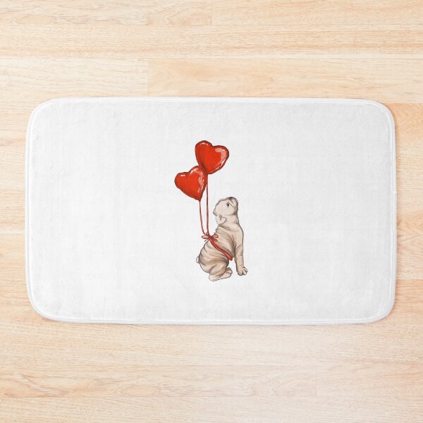 Item preview, Pug love red balloons Valentines day  designed and sold by Milatoo.