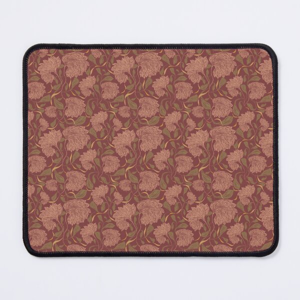 Item preview, Ornamental Florals- Maroon designed and sold by anuja vekhande.