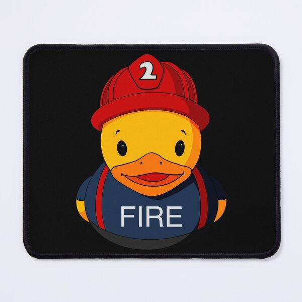 Item preview, Fire Chief Rubber Duck designed and sold by Alisha Ober Designs.