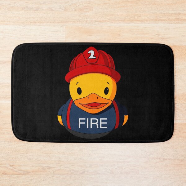 Item preview, Fire Chief Rubber Duck designed and sold by Alisha Ober Designs.