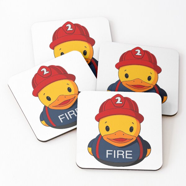Item preview, Fire Chief Rubber Duck designed and sold by Alisha Ober Designs.