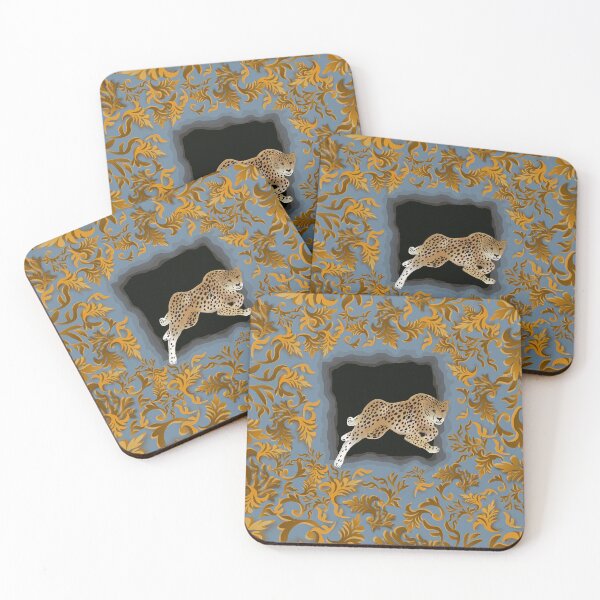 Item preview, Trompe Loeil Baroque cheetah vintage designed and sold by ZucyakSa.