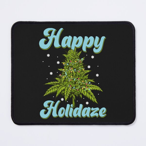 Item preview, Happy Holidaze Weed Cannabis Christmas Trees Ugly Sweater designed and sold by JessieRhig.