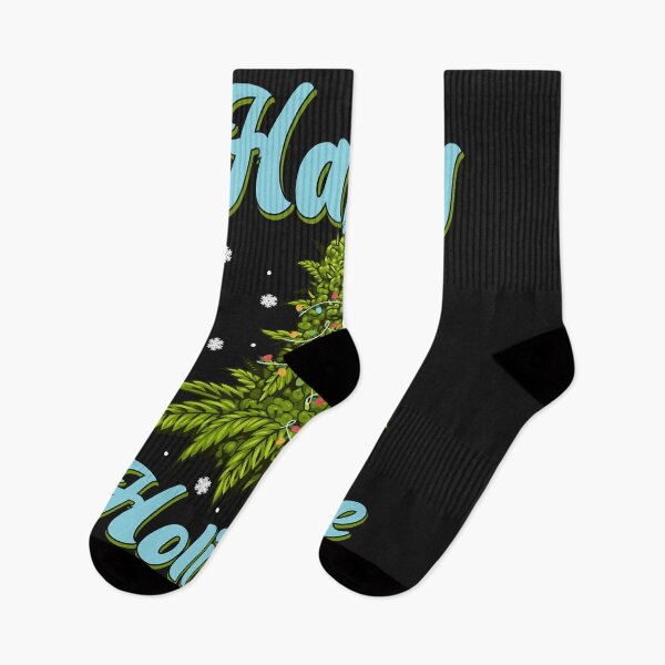 Item preview, Happy Holidaze Weed Cannabis Christmas Trees Ugly Sweater designed and sold by JessieRhig.