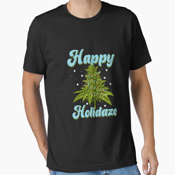 Item preview, Happy Holidaze Weed Cannabis Christmas Trees Ugly Sweater designed and sold by JessieRhig.
