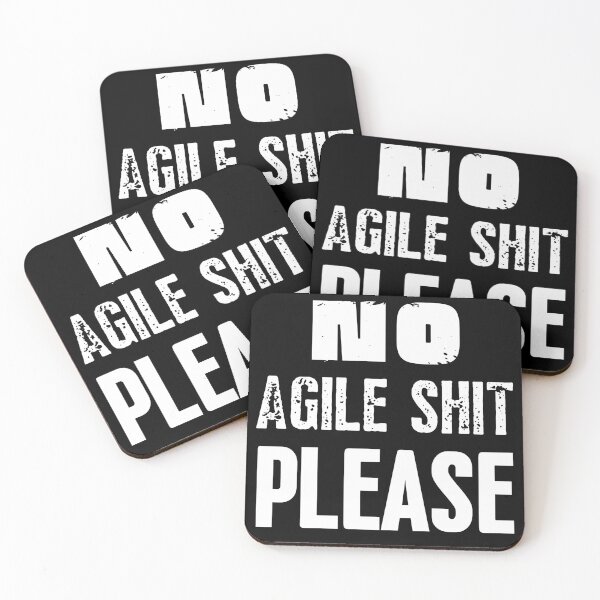 Item preview, No Agile Shit Please designed and sold by trendingatees.