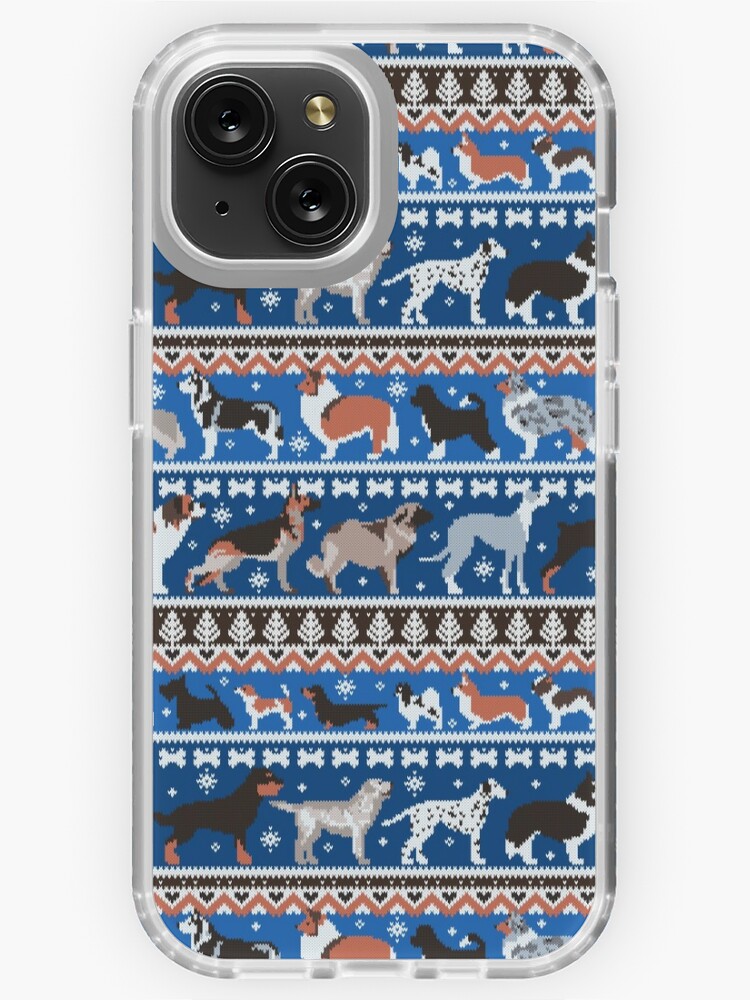 White Fluffy Dog iPhone Cases & Covers