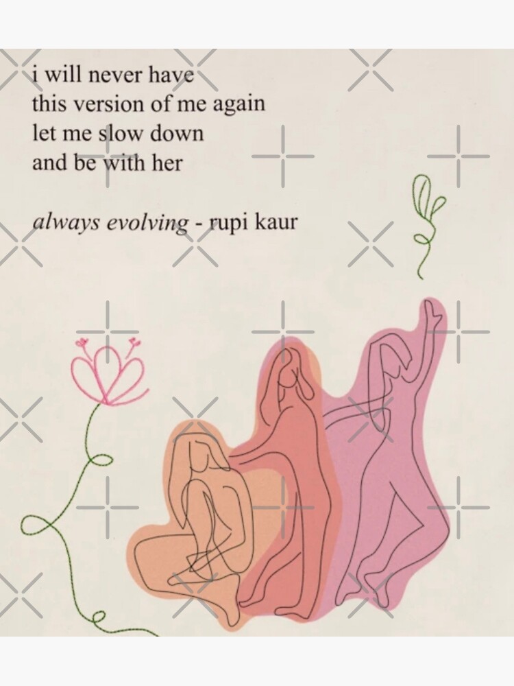 rupi kaur poem Postcard for Sale by giavillegas