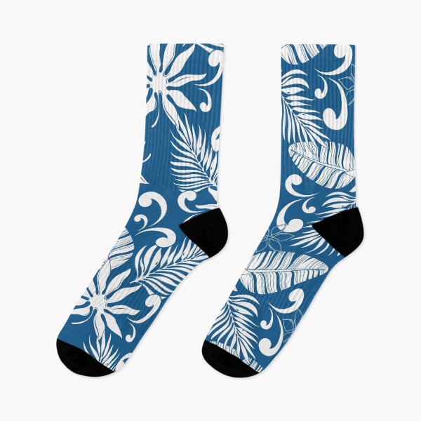 Item preview, Hawaii - Tropical blue and white designed and sold by pugmom4.