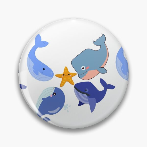 Item preview, Funny Whales and starfish designed and sold by Hinny8.
