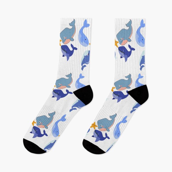 Item preview, Funny Whales and starfish designed and sold by Hinny8.
