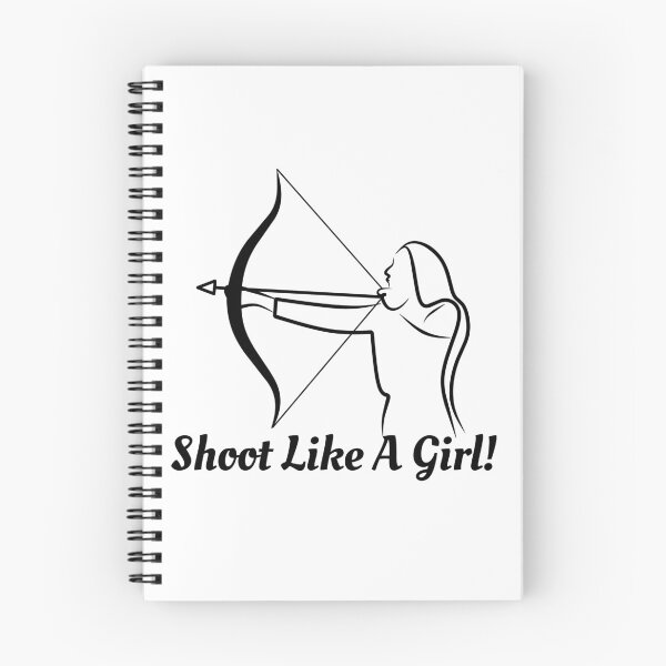 Item preview, Shoot Like A Girl! Funny T-shirt  women gift designed and sold by InnovantDesigns.