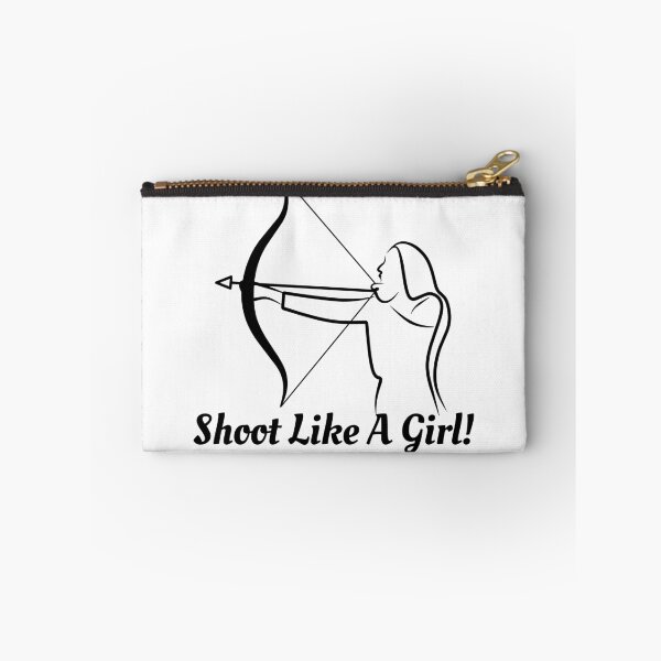Item preview, Shoot Like A Girl! Funny T-shirt  women gift designed and sold by InnovantDesigns.