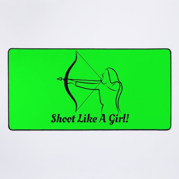 Item preview, Shoot Like A Girl! Funny T-shirt women gift designed and sold by InnovantDesigns.