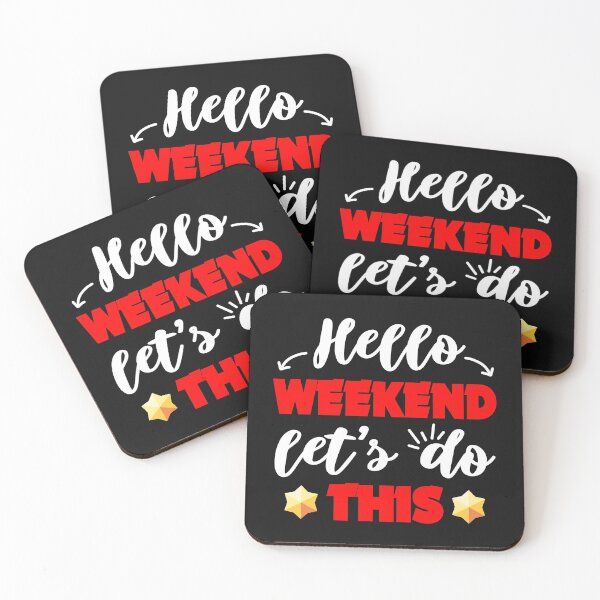 Item preview, Hello weekend, let's do this, B Stars player designed and sold by KlaraMacinka.