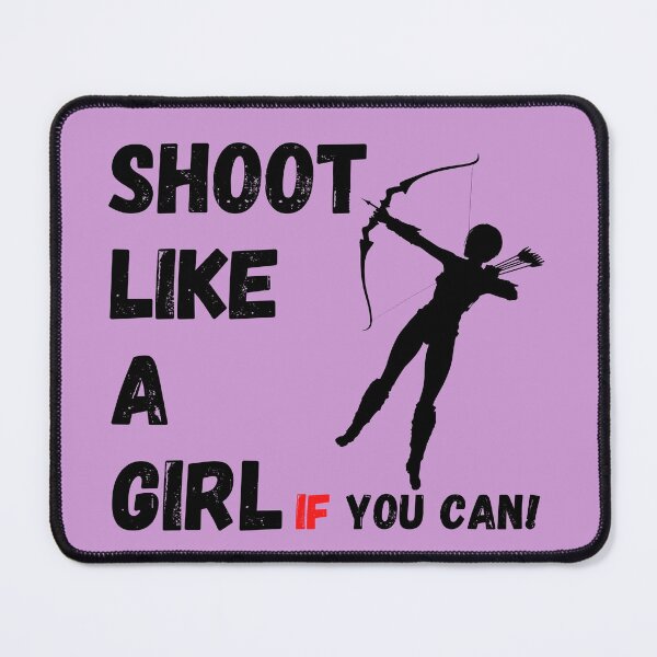 Item preview, Shoot Like A Girl If You Can! Funny T-shirt women gift designed and sold by InnovantDesigns.