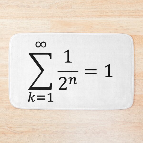 Item preview, geometrical sum equals 1, the infinite leads to a finite designed and sold by NoetherSym.