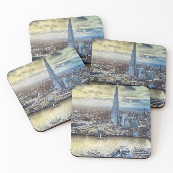 Item preview, Shard London Cityscape River Thames Sunset designed and sold by KALEIDOSCOPE UK.