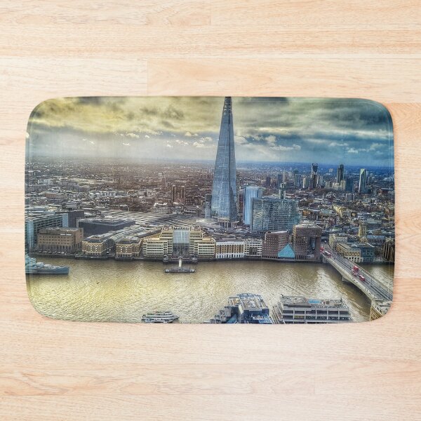 Item preview, Shard London Cityscape River Thames Sunset designed and sold by KALEIDOSCOPE UK.
