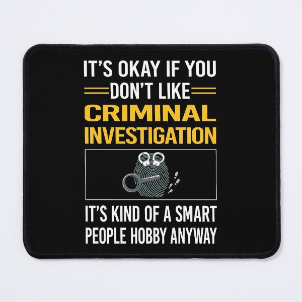 Item preview, Funny Smart People Criminal Investigation Criminology designed and sold by jiggleterrified.