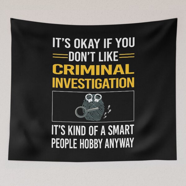 Item preview, Funny Smart People Criminal Investigation Criminology designed and sold by jiggleterrified.