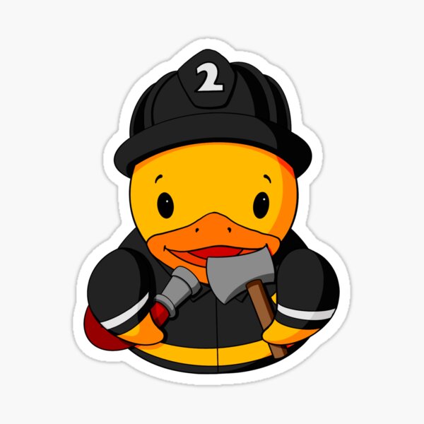 Item preview, Fireman Rubber Duck designed and sold by Alisha Ober Designs.