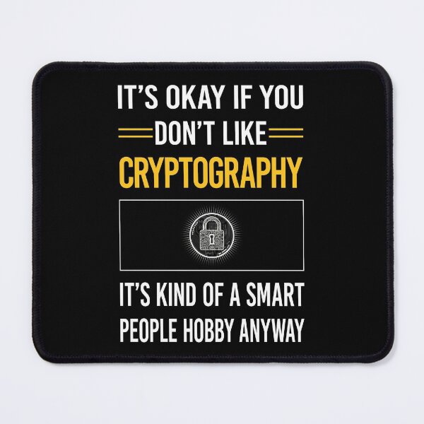 Item preview, Funny Smart People Cryptography designed and sold by jiggleterrified.