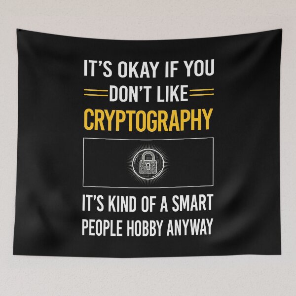 Item preview, Funny Smart People Cryptography designed and sold by jiggleterrified.