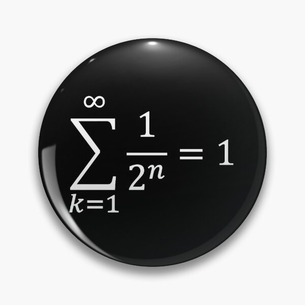 Item preview, geometrical sum equals 1, the infinite leads to a finite, dark version designed and sold by NoetherSym.