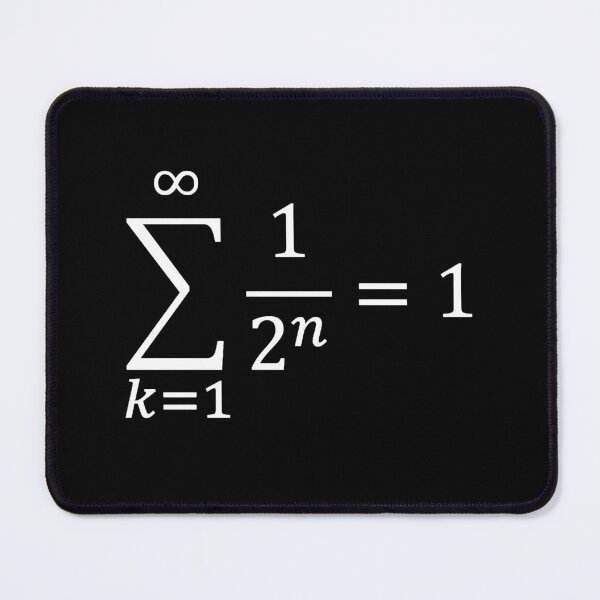 Item preview, geometrical sum equals 1, the infinite leads to a finite, dark version designed and sold by NoetherSym.